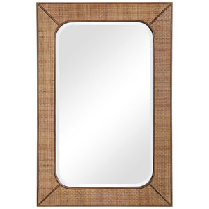 Uttermost Tahiti Rattan Mirror