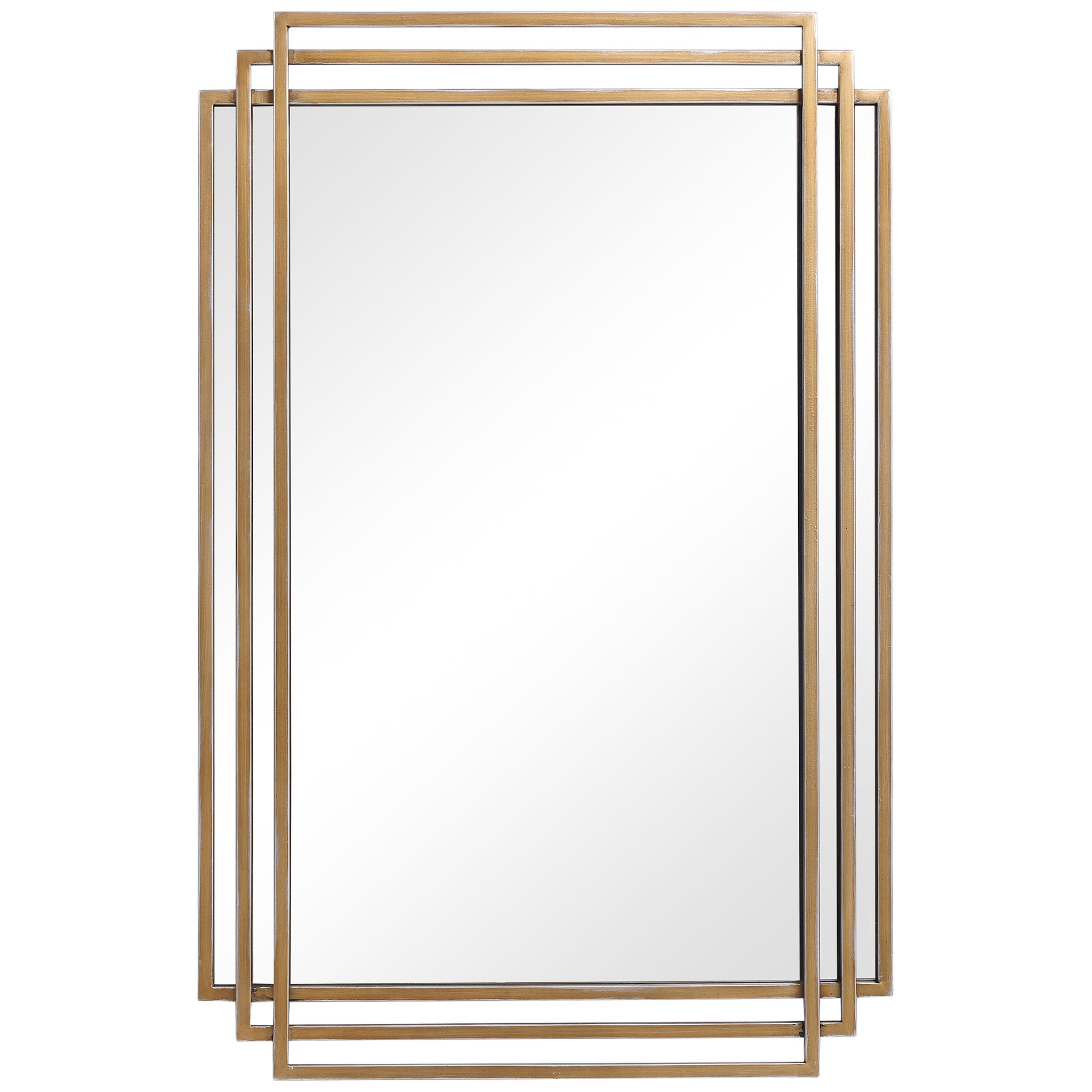 Uttermost Amherst Brushed Gold Mirror