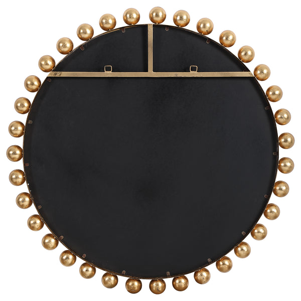 Uttermost Cyra Gold Round Mirror