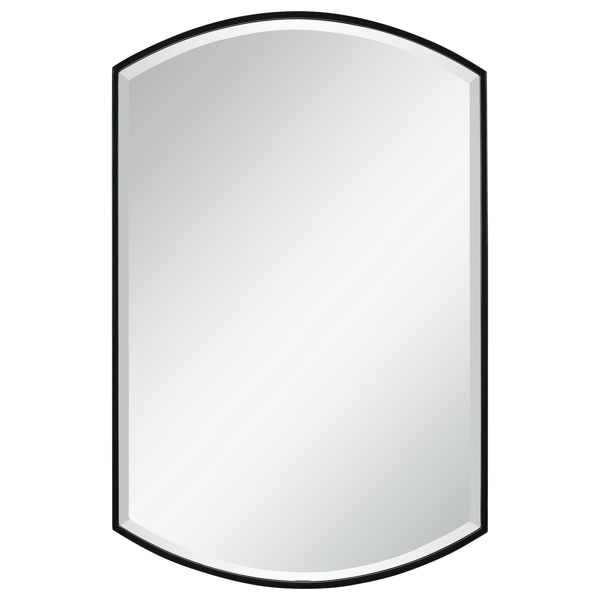 Uttermost Shield Shaped Iron Mirror