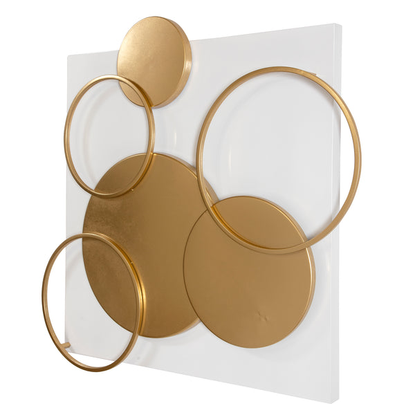 Uttermost Adagio Golden Disk Wall Art