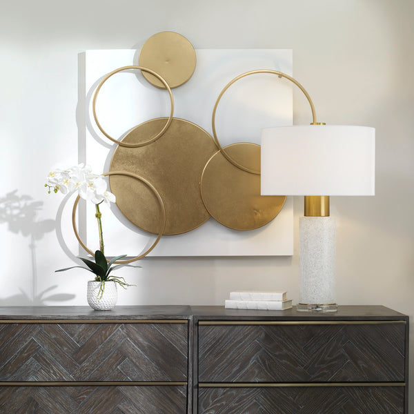 Uttermost Adagio Golden Disk Wall Art