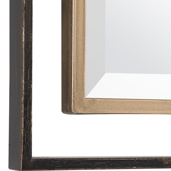 Uttermost Carrizo Gold & Bronze Rectangle Mirror