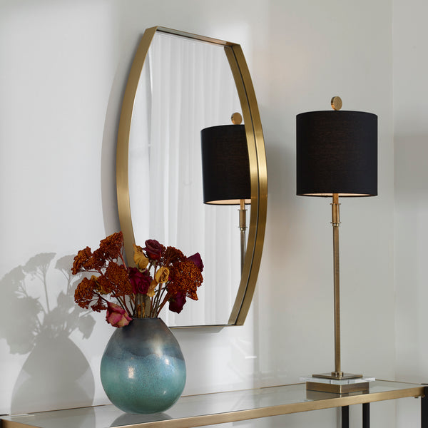 Uttermost Portal Modern Brass Mirror