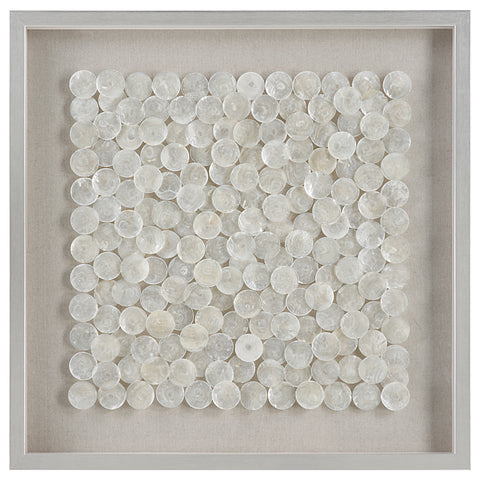 Uttermost Roxas Capiz Shell Shadow Box