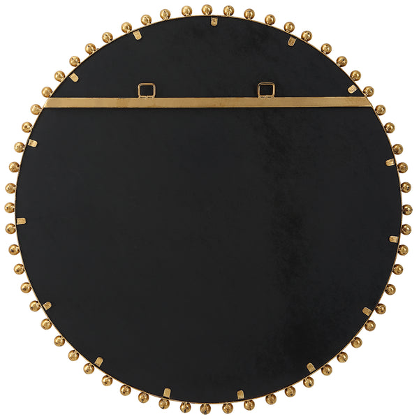 Uttermost Taza Gold Round Mirror