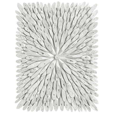 Uttermost Bahama Wood Whitewashed Wall Decor