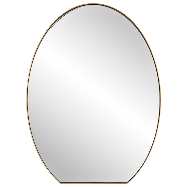 Uttermost Cabell Brass Oval Mirror