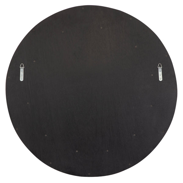 Uttermost Dutton Dark Walnut Round Mirror