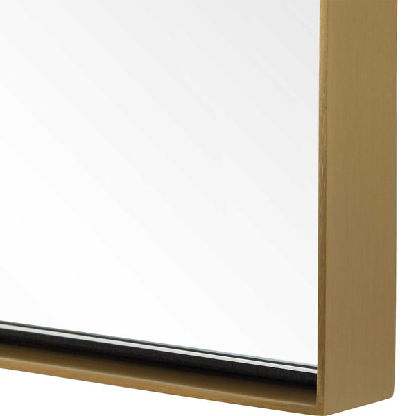 Uttermost Monarch Scalloped Arched Vanity Mirror