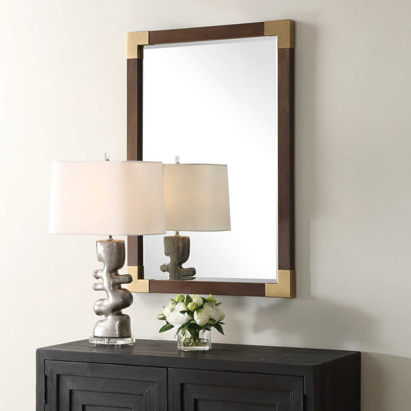 Uttermost Rhea Walnut Mirror