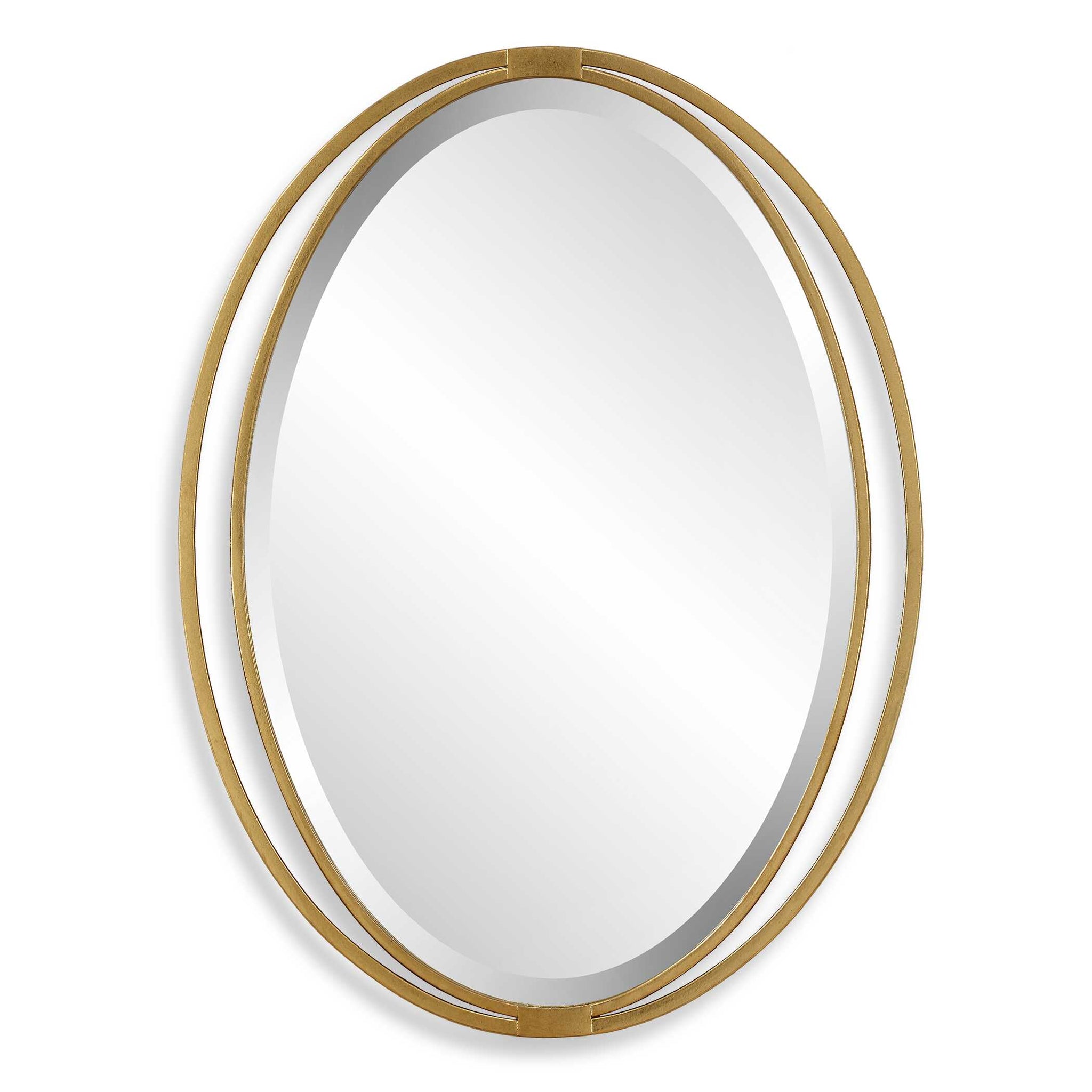 Uttermost Rhodes Gold Oval Mirror