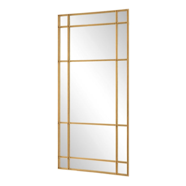 Uttermost Spurgeon Gold Window Mirror
