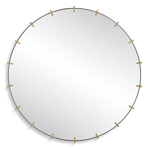 Uttermost Pali Industrial Round Mirror