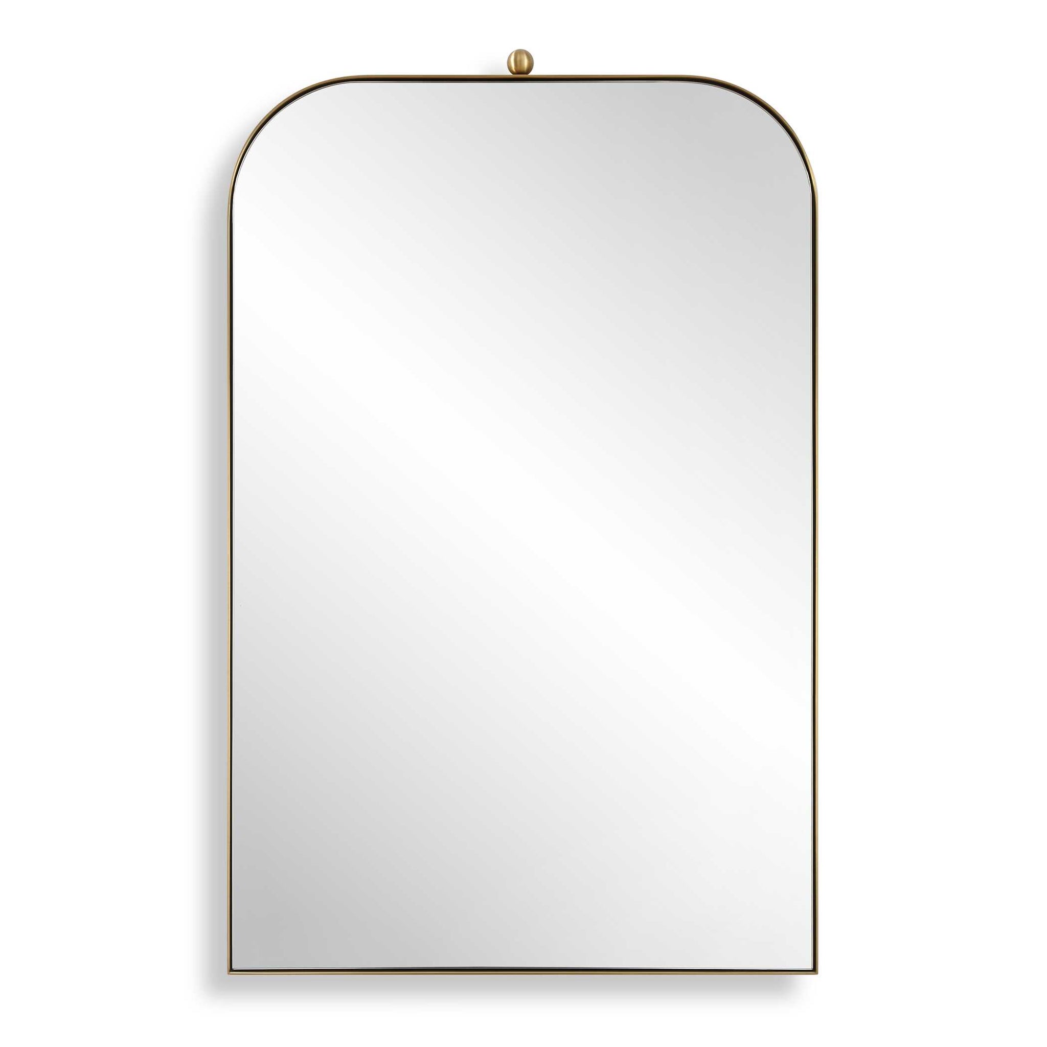Uttermost Cassidy Brass Arch Mirror