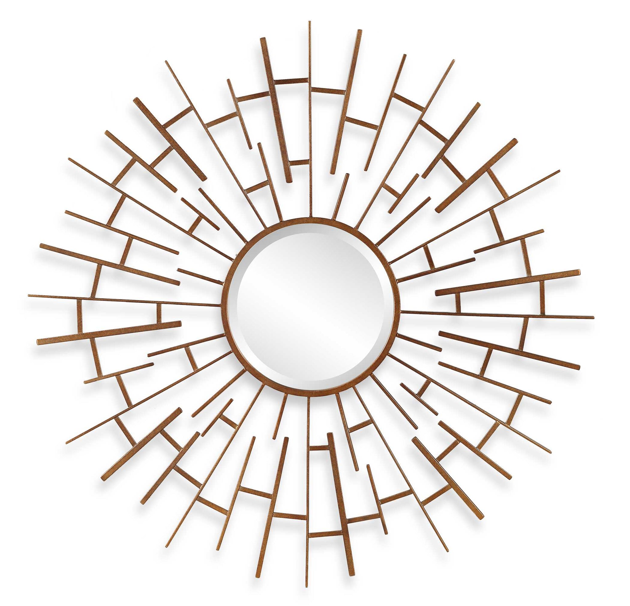 Uttermost Tangled Bronze Round Mirror