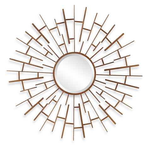 Uttermost Tangled Bronze Round Mirror