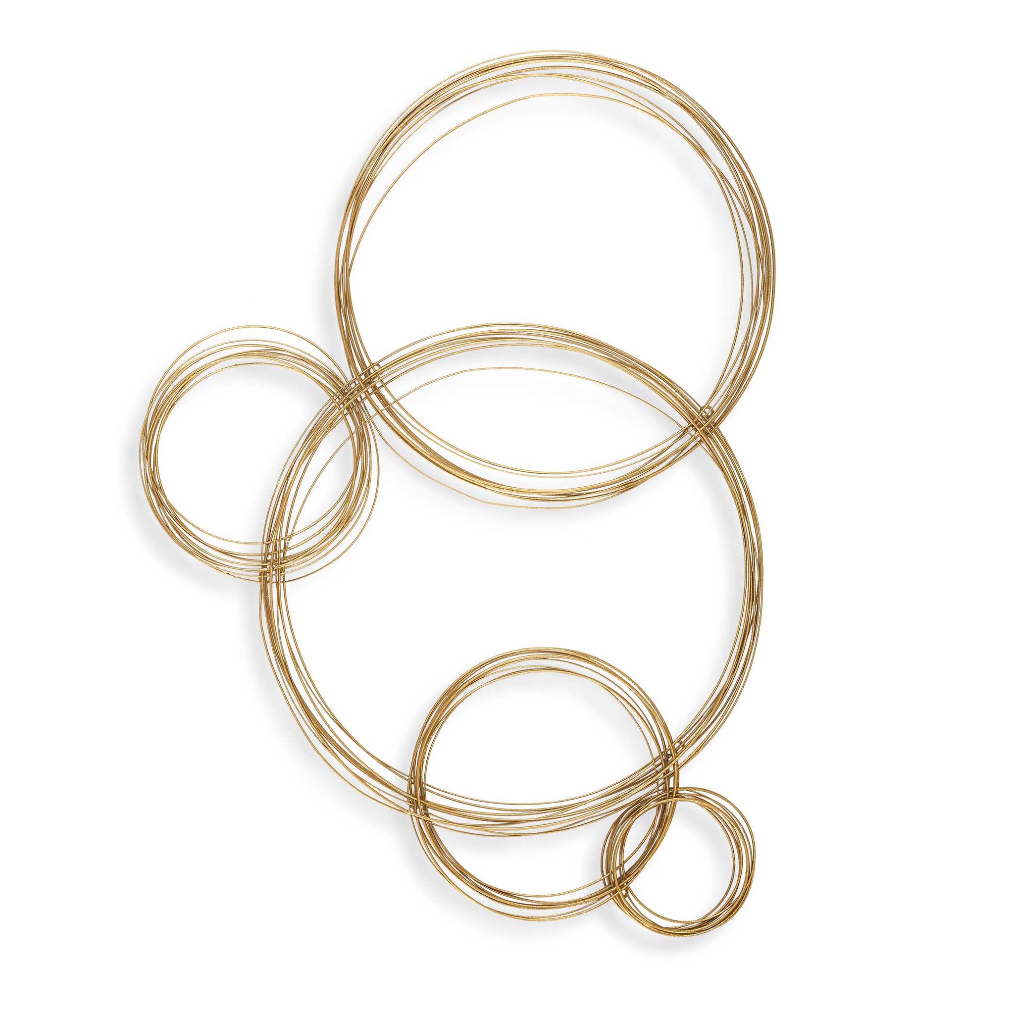 Uttermost Golden Bubbles Metal Wall Decor