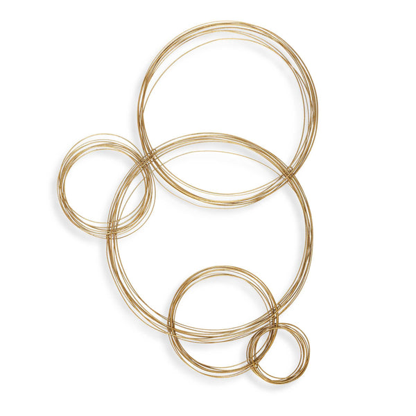 Uttermost Golden Bubbles Metal Wall Decor