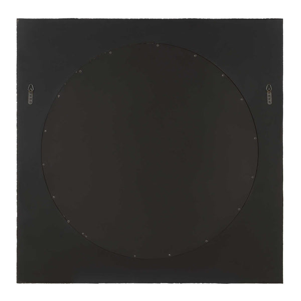 Uttermost Ember Black Square Mirror