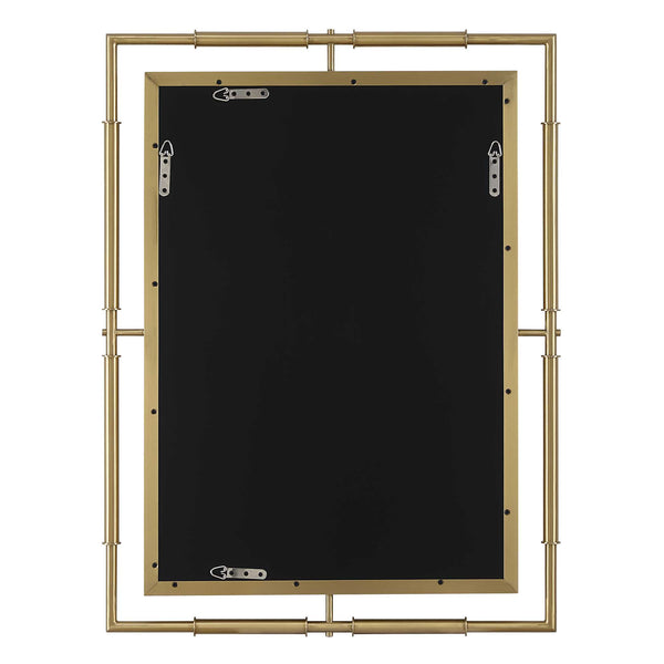 Uttermost It's All Connected Rectangle Brass Mirror