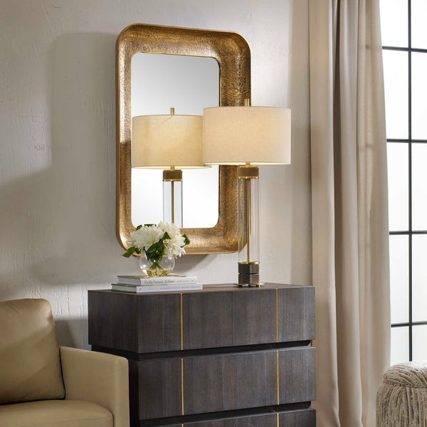 Uttermost Alvaro Antique Brass Mirror