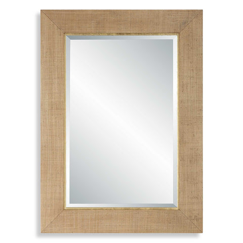 Uttermost Bungalow Grass Cloth Mirror