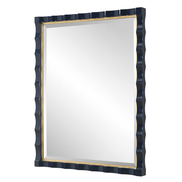 Uttermost Gulf Navy Blue Mirror