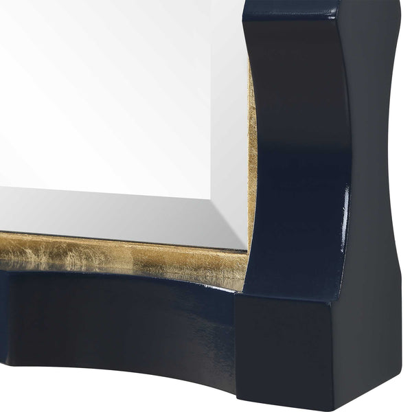 Uttermost Gulf Navy Blue Mirror