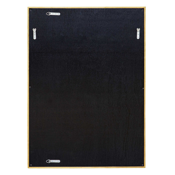 Uttermost Overlap Teak Wood Mirror