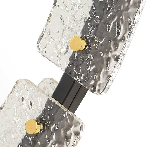 Uttermost Crystalline Round Mirror