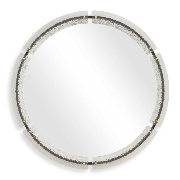 Uttermost Crystalline Round Mirror