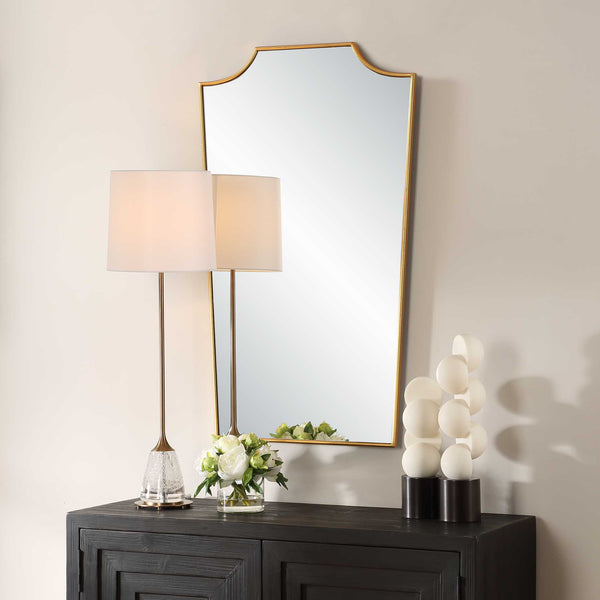 Uttermost Demure Antique Gold Mirror