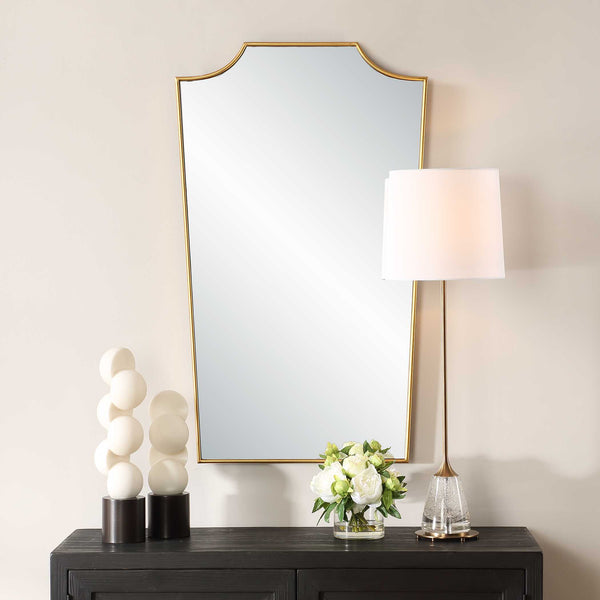 Uttermost Demure Antique Gold Mirror