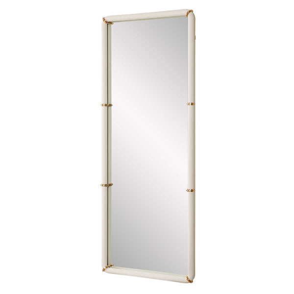 Uttermost Cyprus White Dressing Mirror