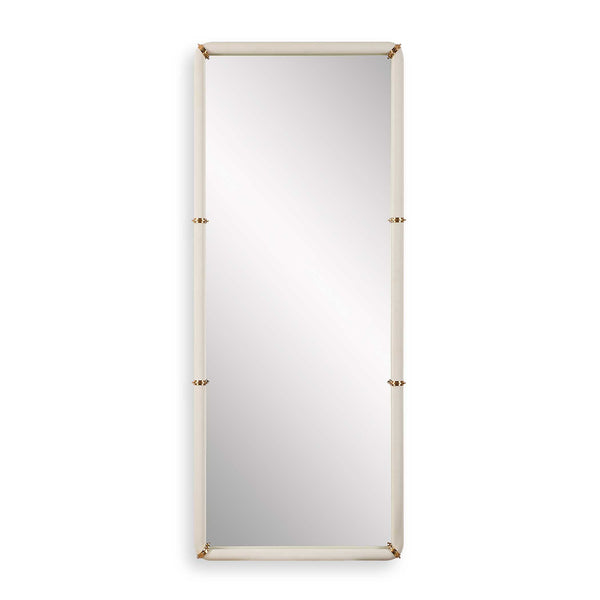 Uttermost Cyprus White Dressing Mirror
