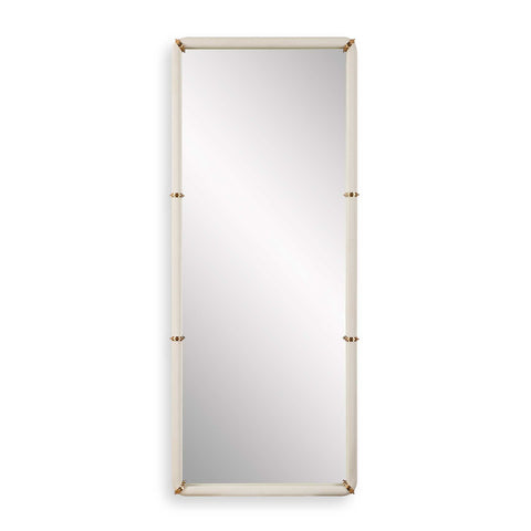 Uttermost Cyprus White Dressing Mirror