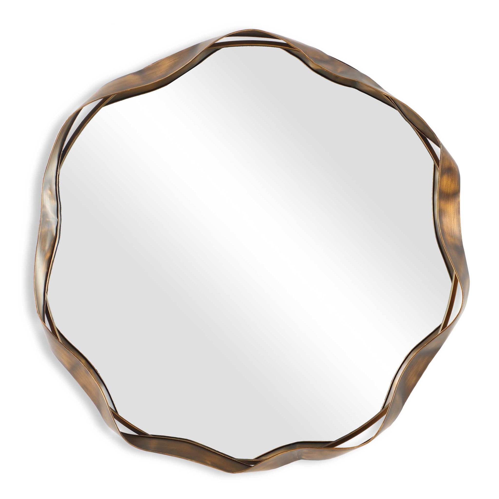 Uttermost Catch The Wave Round Mirror