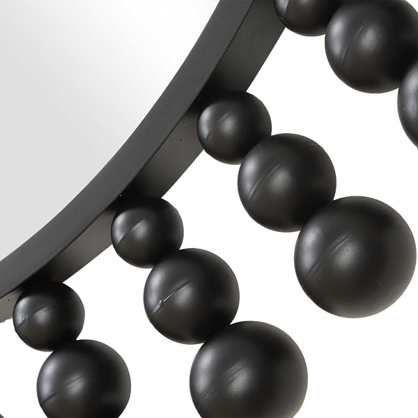 Uttermost Aziel Round Black Mirror