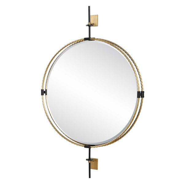 Uttermost Guardrail Round Mirror