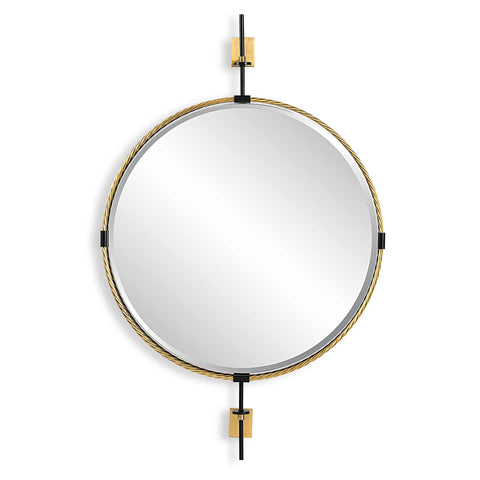 Uttermost Guardrail Round Mirror