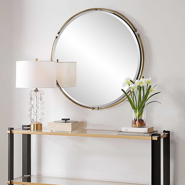 Uttermost Wesley Round Mirror