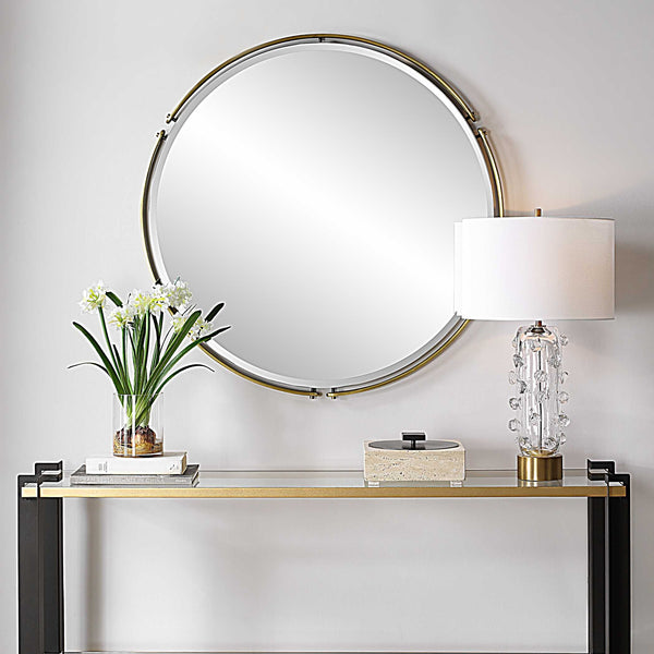 Uttermost Wesley Round Mirror