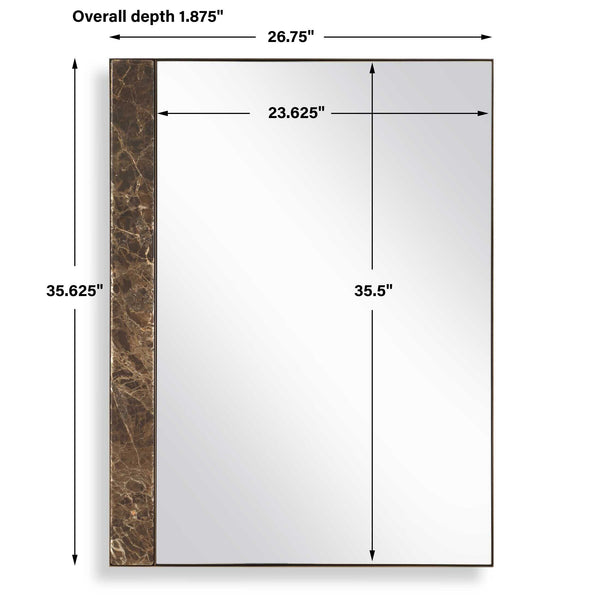 Uttermost Hanover Marble Mirror