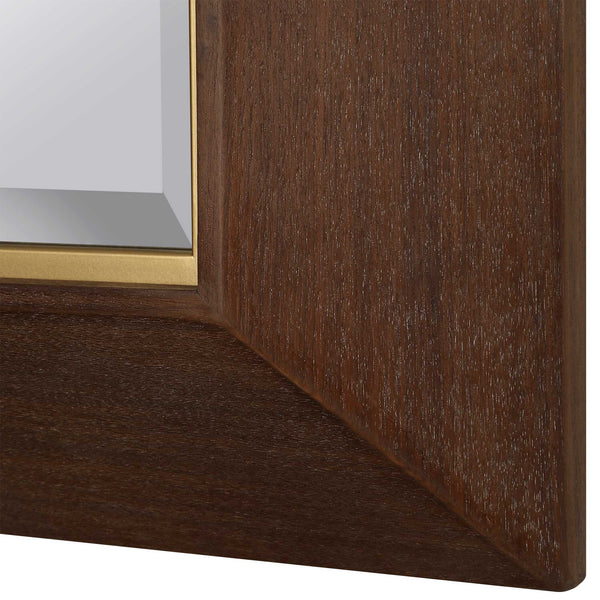 Uttermost Matheson Rectangular Walnut Mirror