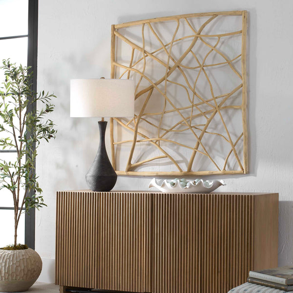 Uttermost Tangled Up Outdoor Teak Wall Decor