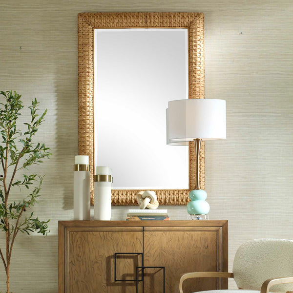 Uttermost Twisted Seagrass Large Mirror