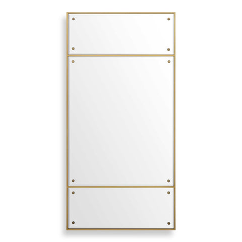 Uttermost Wrenton Brass Rectangular Mirror