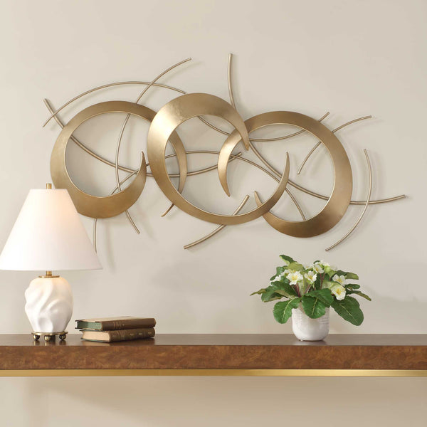 Uttermost Motivate Gold Wall Art