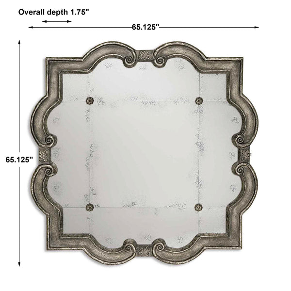 Uttermost Prisca Distressed Silver Mirror